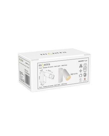 NAZARÉ * FOCO / APLIQUE LECTOR Mini GU10 1L BLANCO